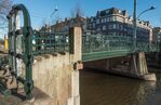 De brug vanaf de westelijke De Wittenkade.
<br/>
Marcel Westhoff, januari 2016